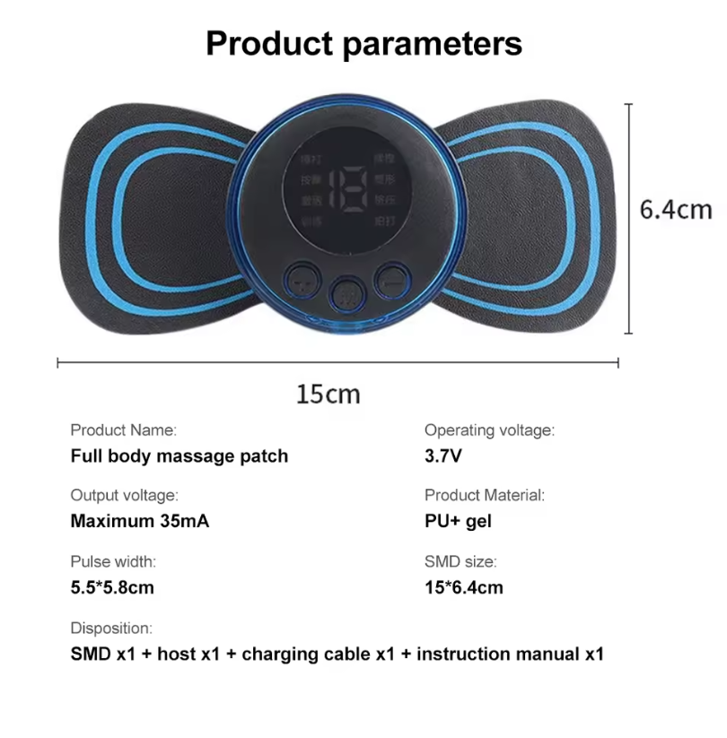 Nackmassager Mini Elektrisk - En Mindre Massör
